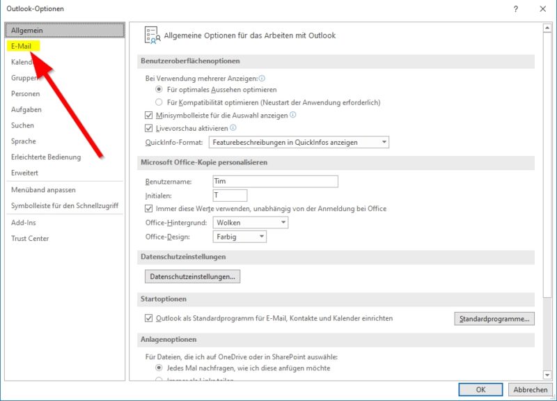 E-Mails löschen in Outlook beim als gelesen markieren